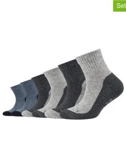 6er-Set: Socken in Grau/ Blau