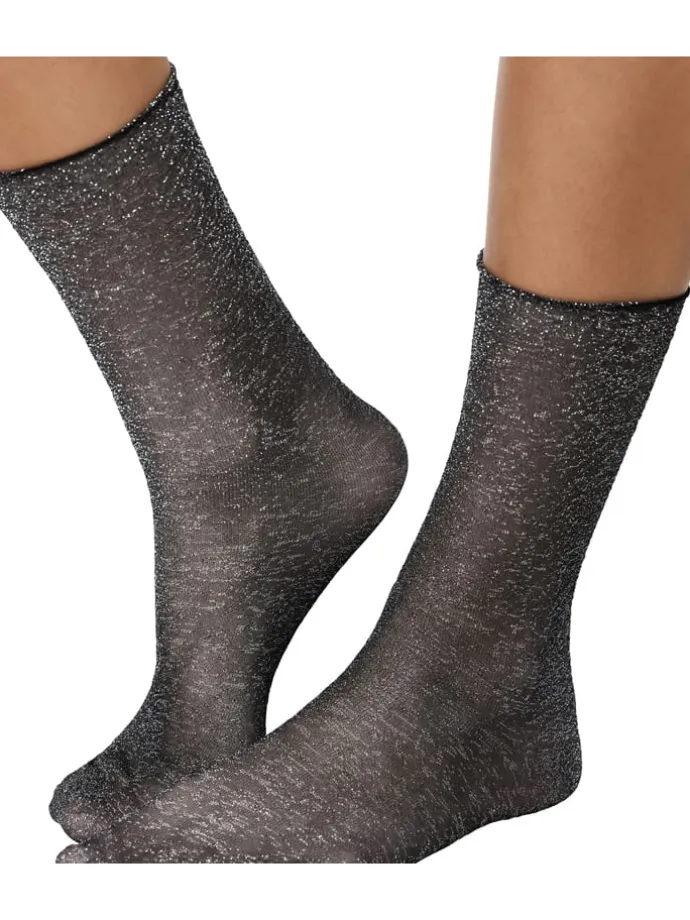 2er-Set: Socken in Schwarz