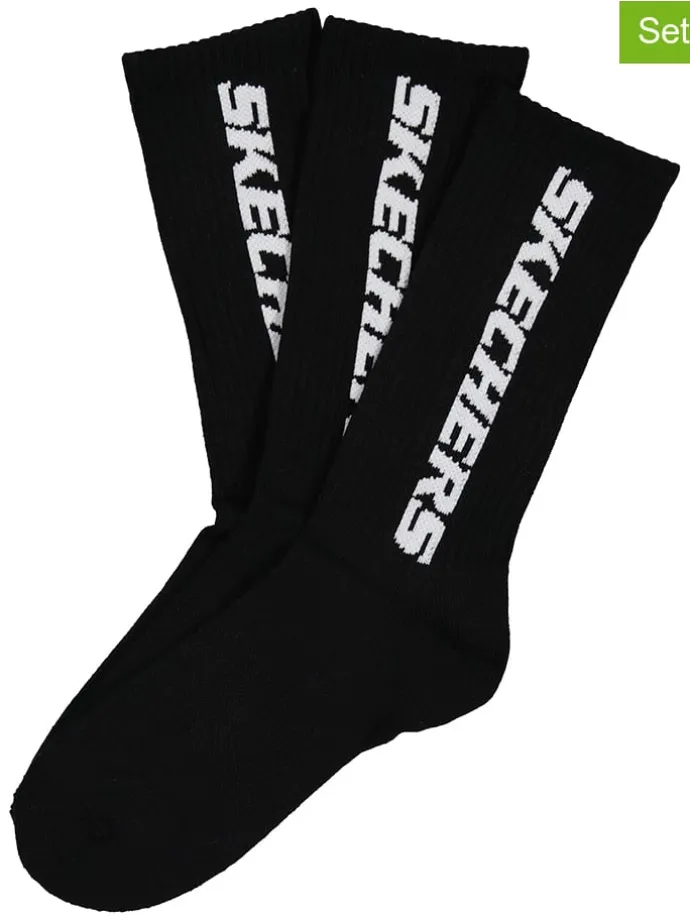 3er-Set: Socken in Schwarz