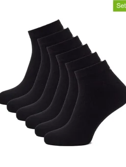 6er-Set: Socken in Schwarz