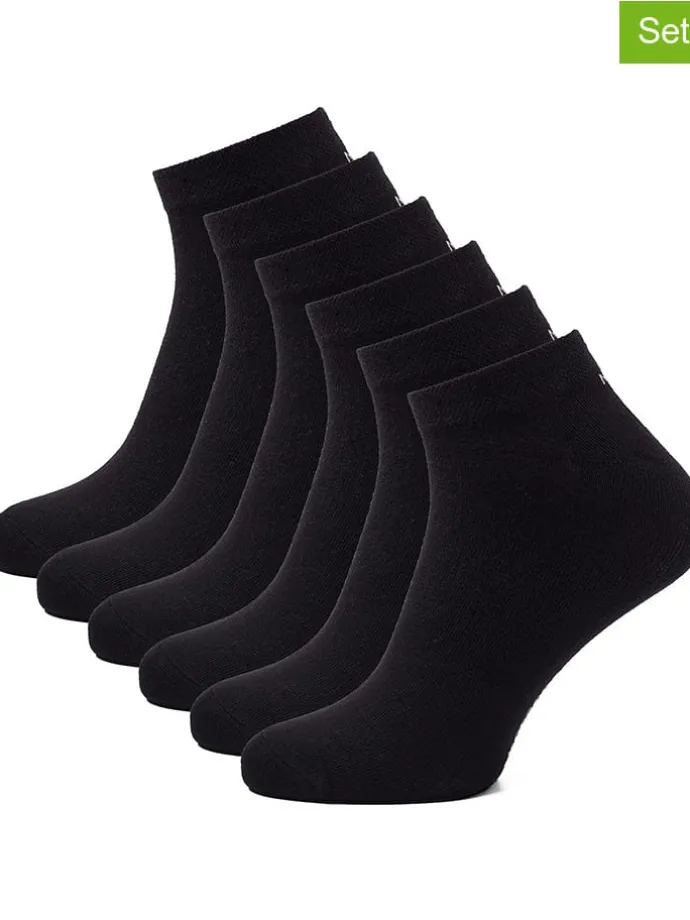 6er-Set: Socken in Schwarz
