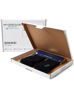 6er-Set: Socken in Schwarz
