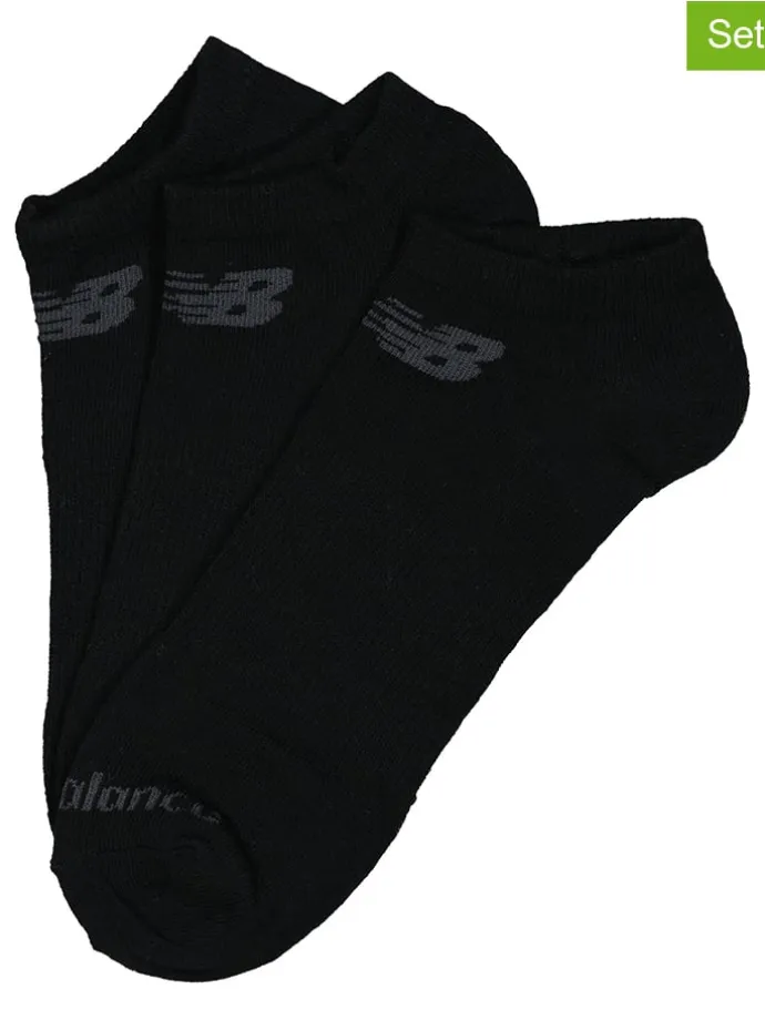 3er-Set: Socken in Schwarz