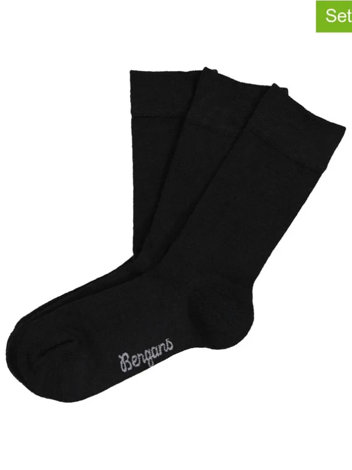 3er-Set: Socken in Schwarz