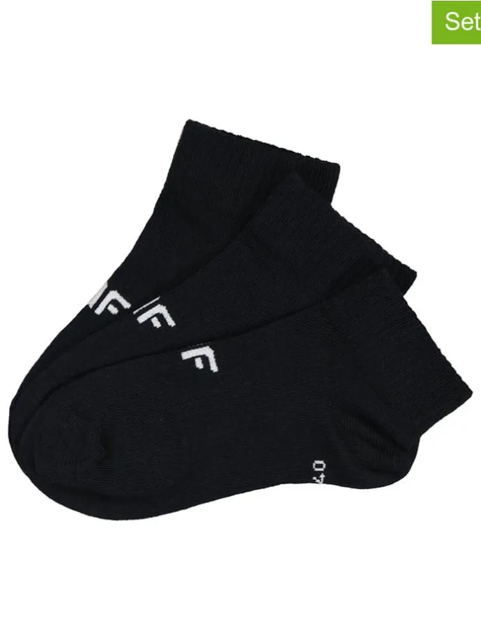 3er-Set: Socken in Schwarz
