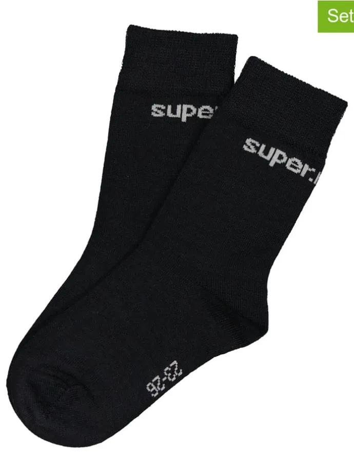 2er-Set: Socken in Schwarz