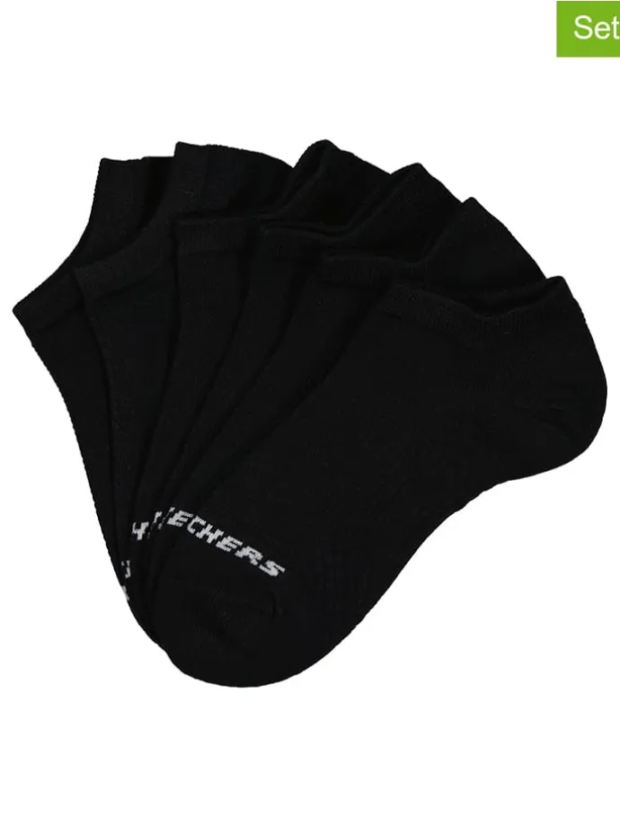 6er-Set: Socken in Schwarz