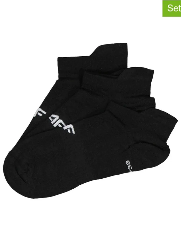 3er-Set: Socken in Schwarz