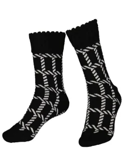 5er-Set: Socken in Schwarz/ Grau