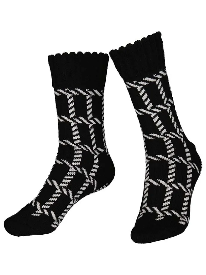 5er-Set: Socken in Schwarz/ Grau