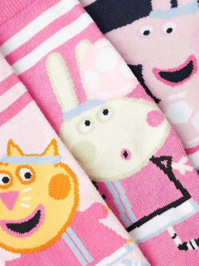 3er-Set: Socken "Merana Peppa" in Dunkelblau/ Rosa/ Pink