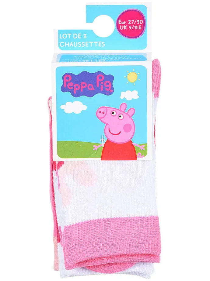 3er-Set: Socken "Peppa Pig" in Bunt