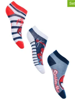 3er-Set: Socken "Spiderman" in Bunt