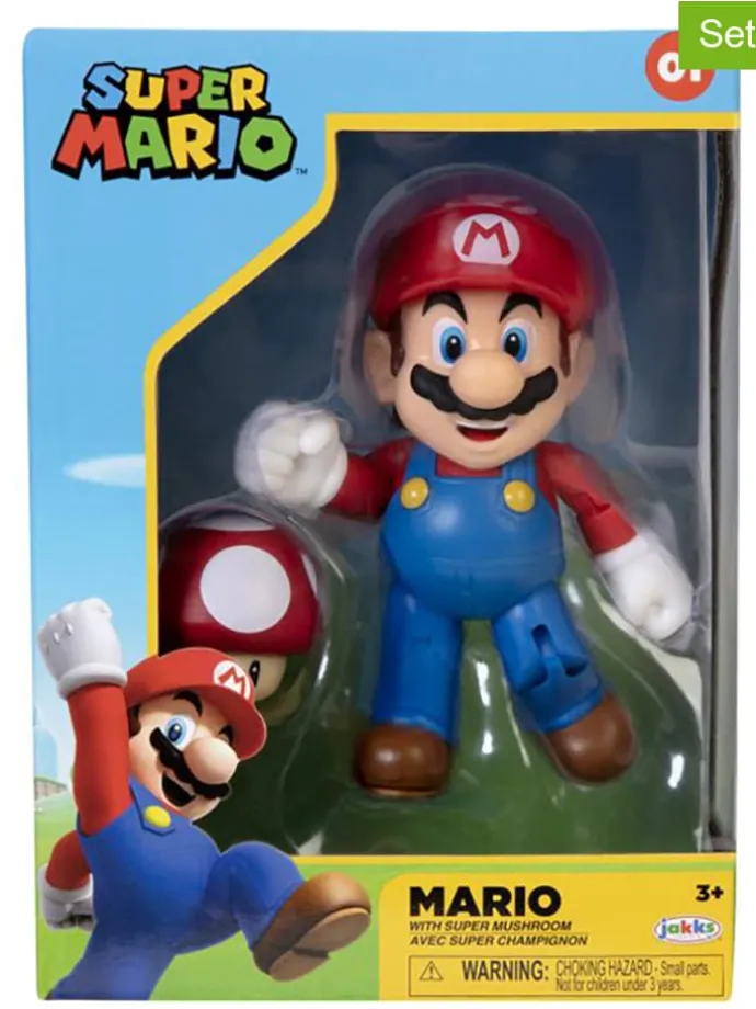 2er-Set: Spielfiguren "Nintendo Super Mario - Mario" - ab 3 Jahren