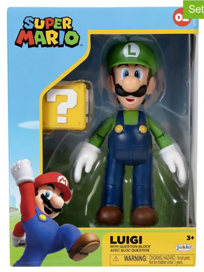 2er-Set: Spielfiguren "Nintendo Super Mario - Figur Luigi" - ab 3 Jahren
