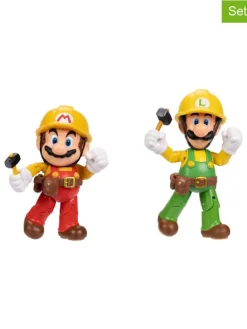 2er-Set: Spielfiguren "Super Mario - Mario Maker & Luigi Maker" - ab 3 Jahren
