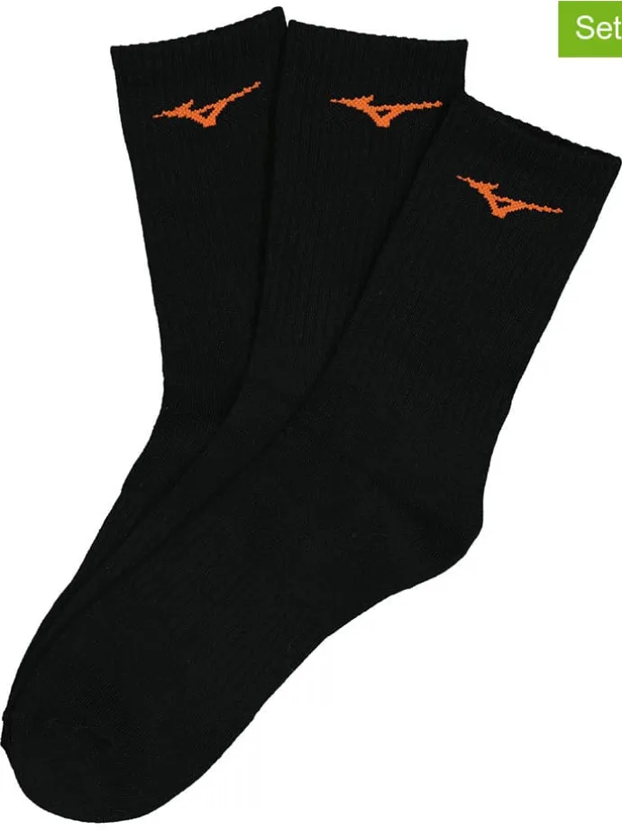 3er-Set: Sportsocken in Schwarz
