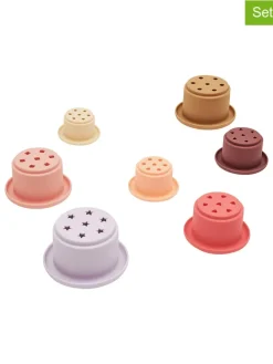7er-Set: Stapelbecher "Tawa" in Bunt - (H)24,5 x Ø8 cm - ab Geburt