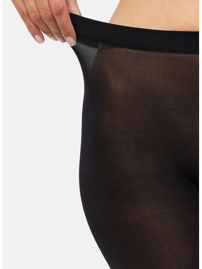 2er-Set: Strumpfhose "Blickdicht" in Schwarz - 40 DEN
