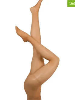 2er-Set: Strumpfhose "Fit in Form" in Beige - 40 DEN
