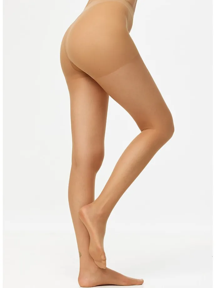 2er-Set: Strumpfhose "Goodbye Laufmaschen" in Beige - 20 DEN