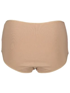 4er-Set: Taillenslips in Schwarz/ Beige