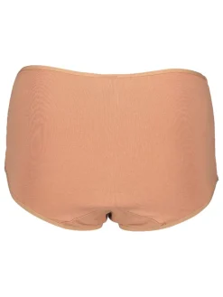 4er-Set: Taillenslips in Schwarz/ Beige
