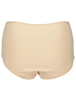4er-Set: Taillenslips in Schwarz/ Beige