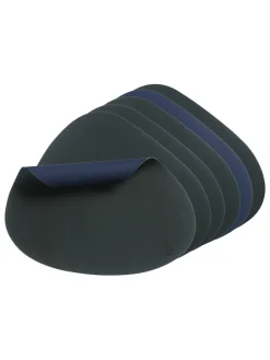 6er-Set: Tischsets in Dunkelblau/ Anthrazit - (L)44 x (B)37 cm