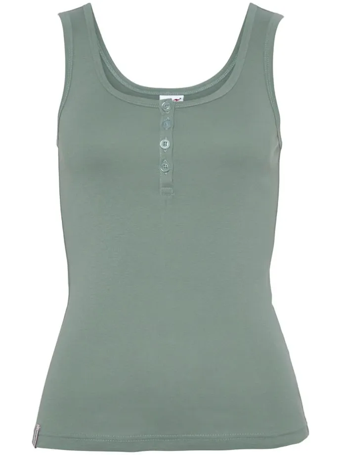 2er-Set: Tops in Grün/ Schwarz