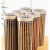 6er-Set: Vorratsbehälter in Beige - 1,7 l