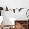 3er-Set: Wanddekore "Rusty Birds"