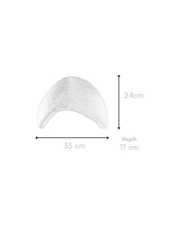 2er-Set: Wandleuchten in Weiß - (B)35 x (H)24 cm