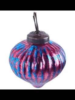6er-Set Weihnachtsbaumkugeln ASTRALE in Rosa/Blau