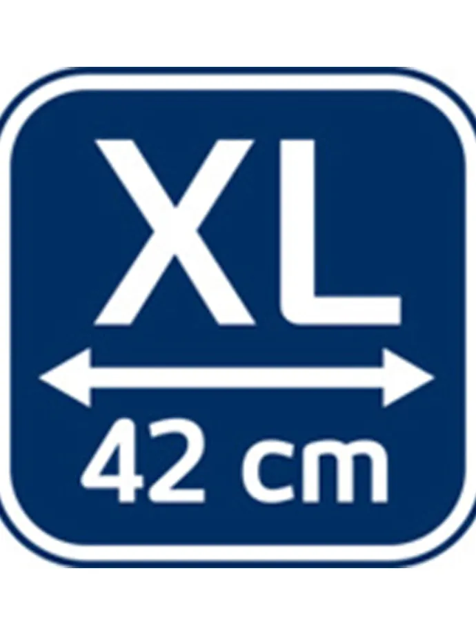 2er-Set: Wischbezüge "Profi XL outdoor active" in Schwarz/ Hellblau