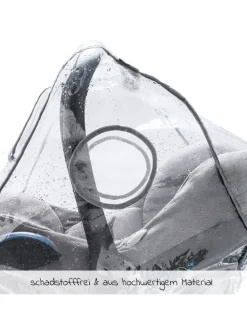 Erstlings-Schutz-Set für Babyschalen mit in grau
