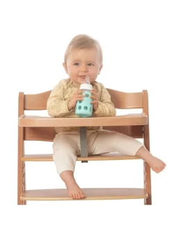 Essbrett & Tisch aus Holz für Alpha Hochstühle in braun,beige