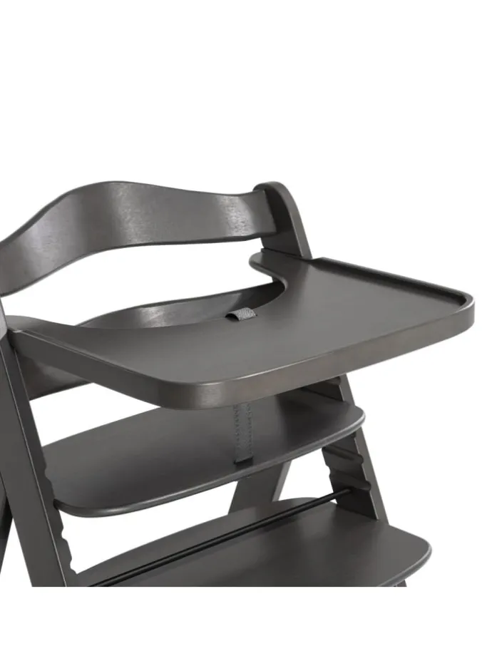 Essbrett & Tisch aus Holz für Alpha Hochstühle in braun,schwarz