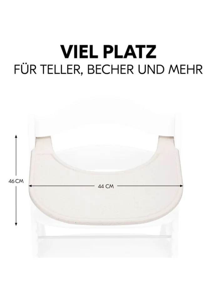 Essbrett und Tisch für Alpha Hochstuhl (Click in beige