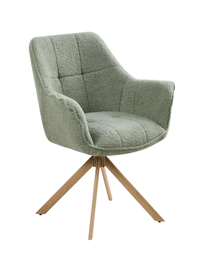 Esszimmerstuhl HAYDEN in Grün/Braun - (W) 64 x (H) 85 x (L) 69 cm