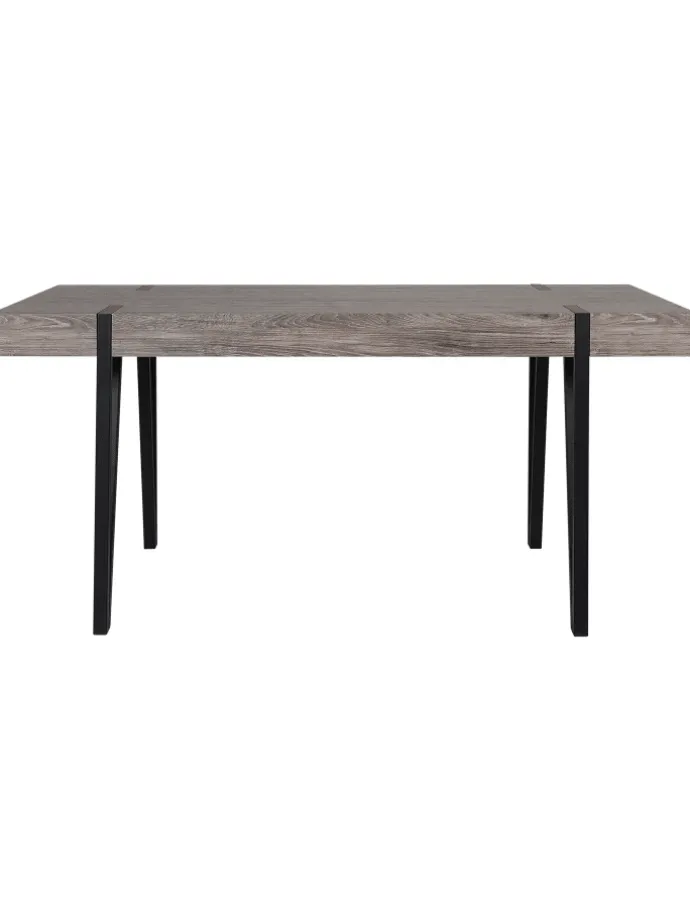 Esszimmertisch ADENA in Braun/Schwarz - (W) 90 x (H) 75 x (L) 150 cm