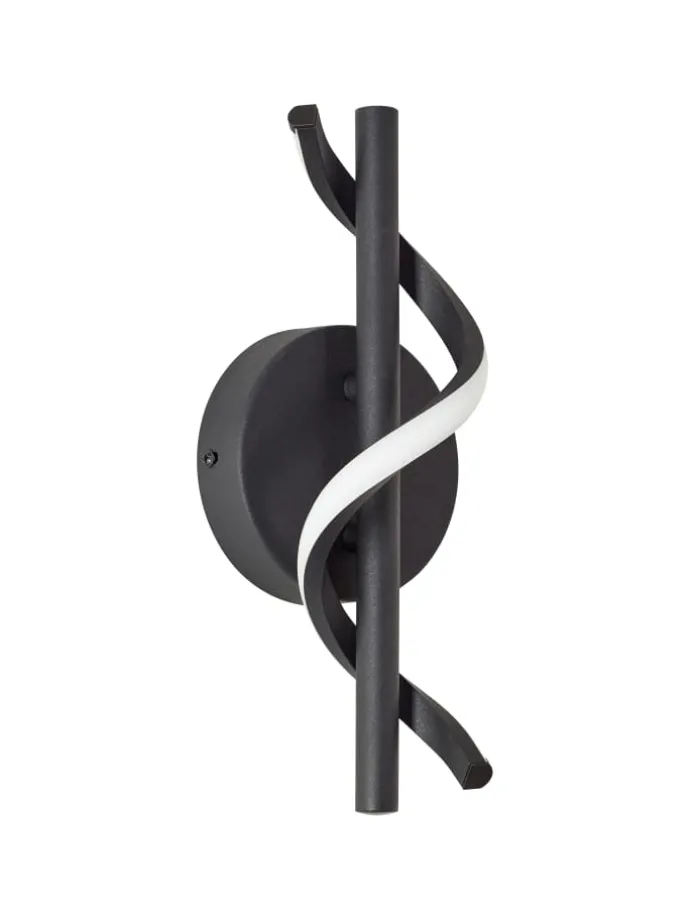 Eunice LED Wandleuchte schwarz matt schwarz 7,5 W LED integriert