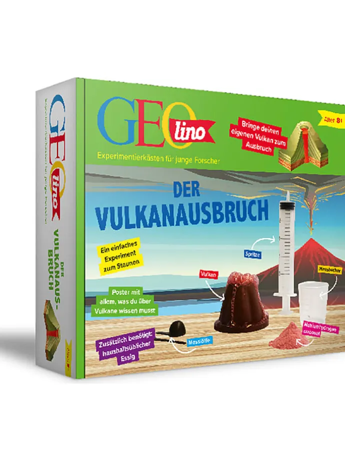 Experimentierset "GEOlino Der Vulkanausbruch" - ab 8 Jahren
