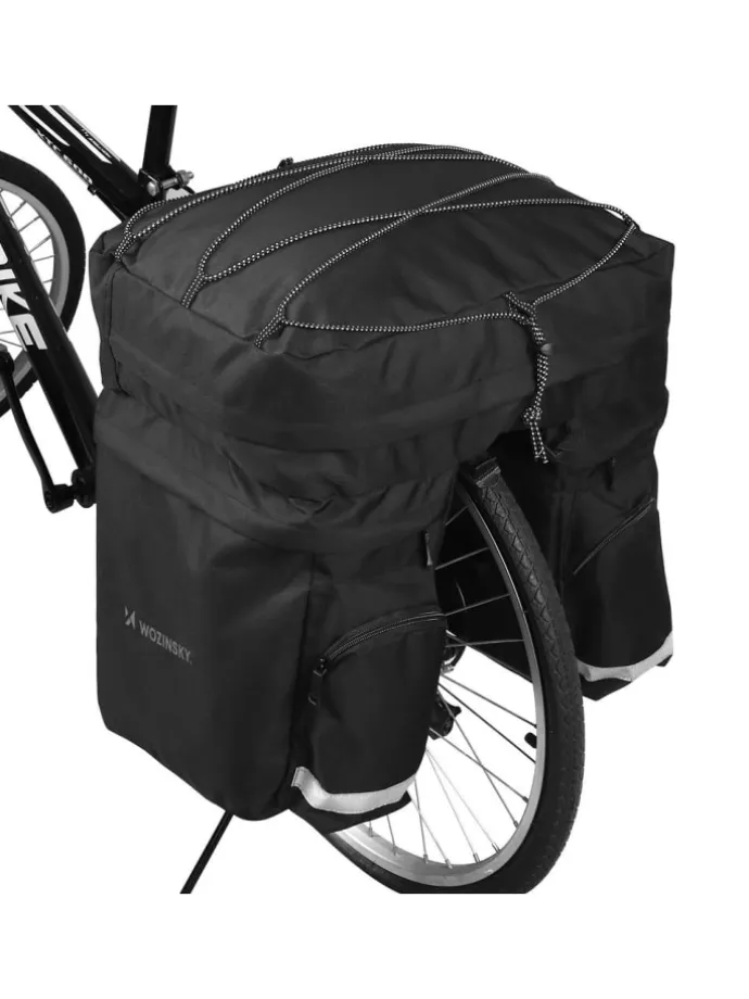 Fahrradgepäckträgertasche 60L mit Regenschutz