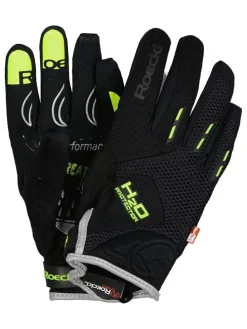 Fahrradhandschuhe in Schwarz/ Gelb