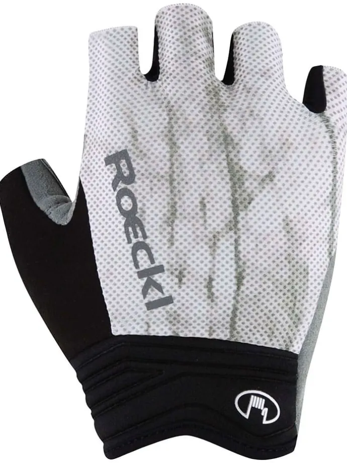 Fahrradhandschuhe "Ischia" in Weiß/ Schwarz