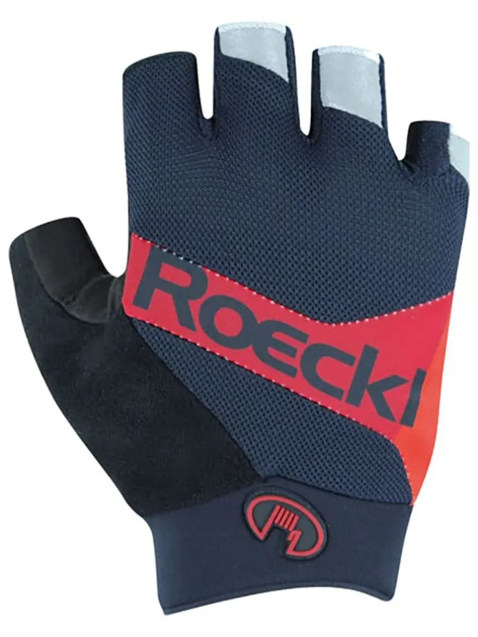 Fahrradhandschuhe "Iseo" in Schwarz/ Rot