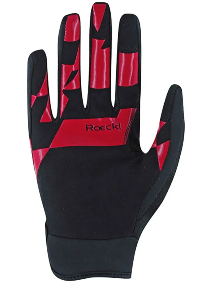 Fahrradhandschuhe "Montan" in Rot/ Schwarz