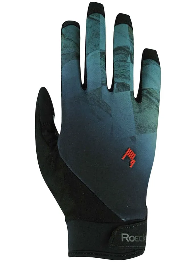 Fahrradhandschuhe "Montan" in Schwarz/ Blau