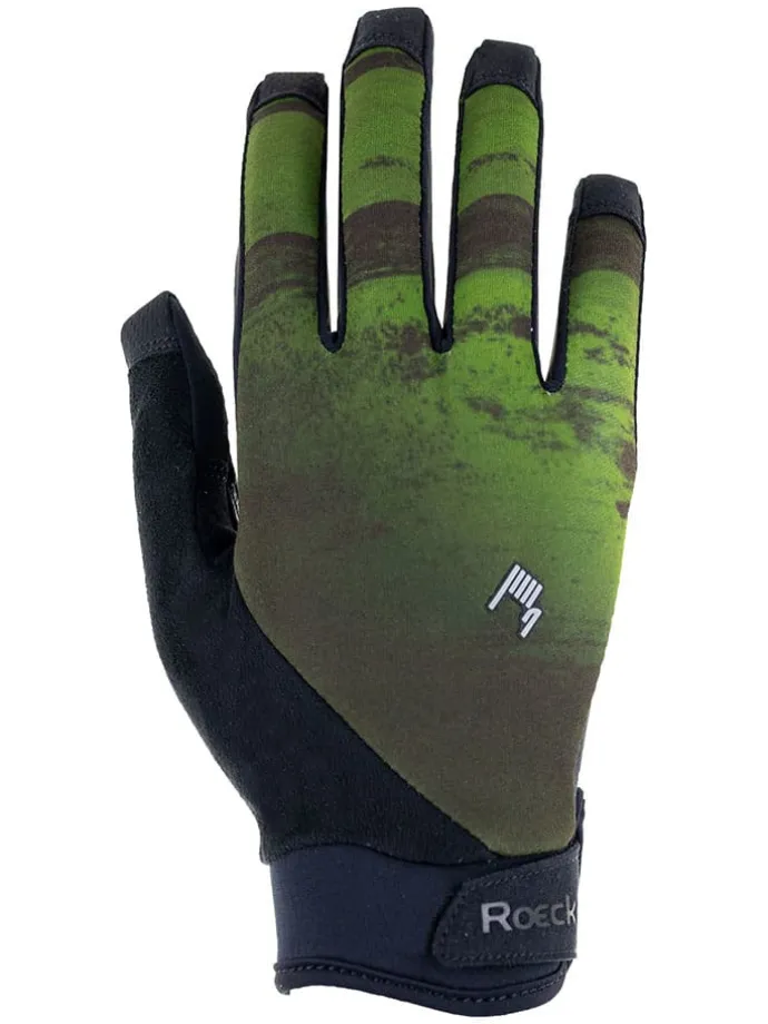 Fahrradhandschuhe "Montan" in Grün/ Schwarz